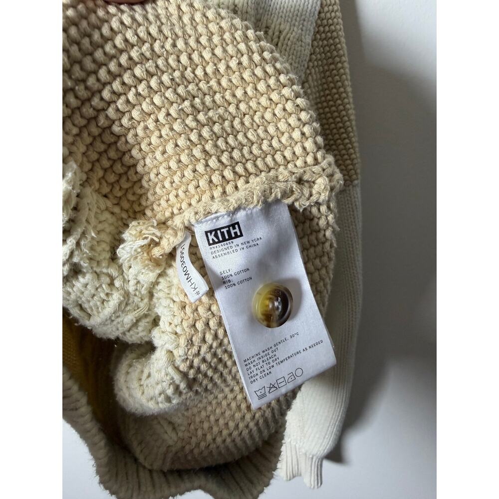 Kith Patchwork Durum Heavyweight Knit Cardigan SS… - image 5